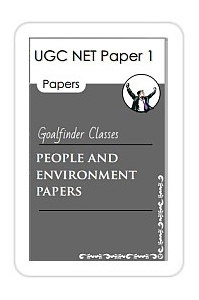 UGC NET SET People and environment papers